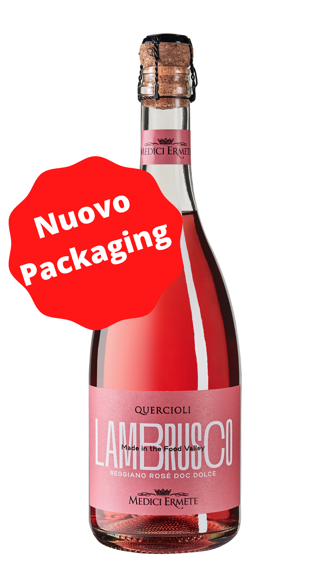 Quercioli Lambrusco Reggiano DOC rosato dolce