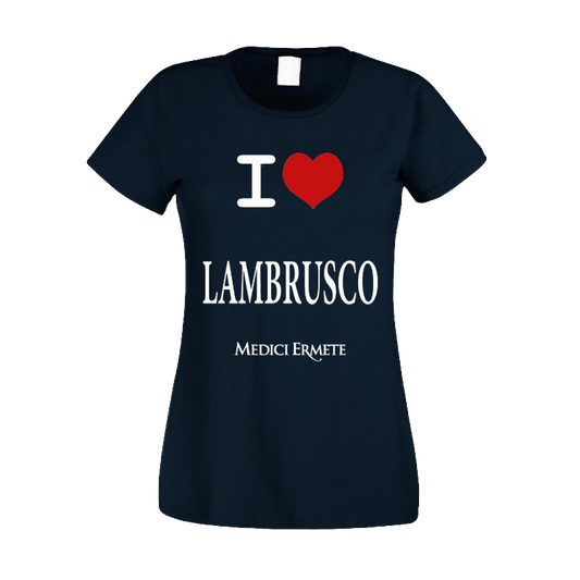 T-shirt I love Lambrusco